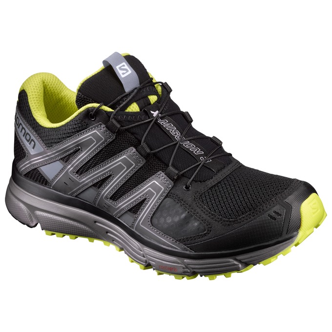 Salomon Singapore Mens Trail Running Shoes - X-MISSION 3 Black/Silver | 85927-TOBR